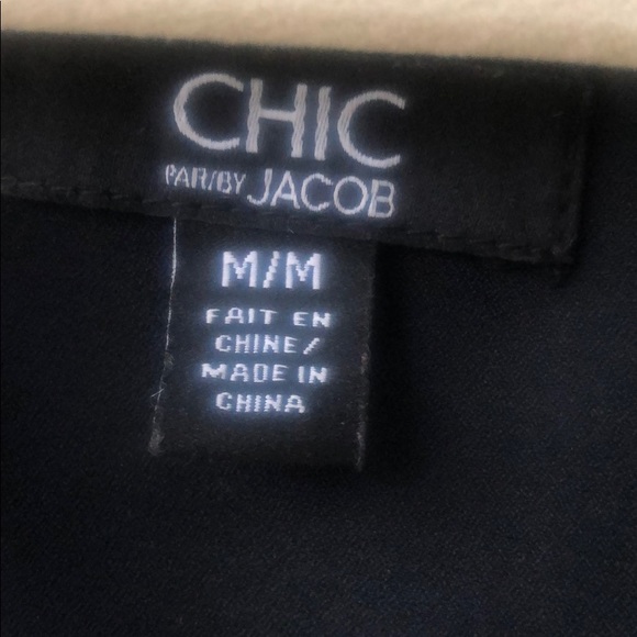 Top fit and flare. Zip on side Jacob brand - Picture 2 of 3